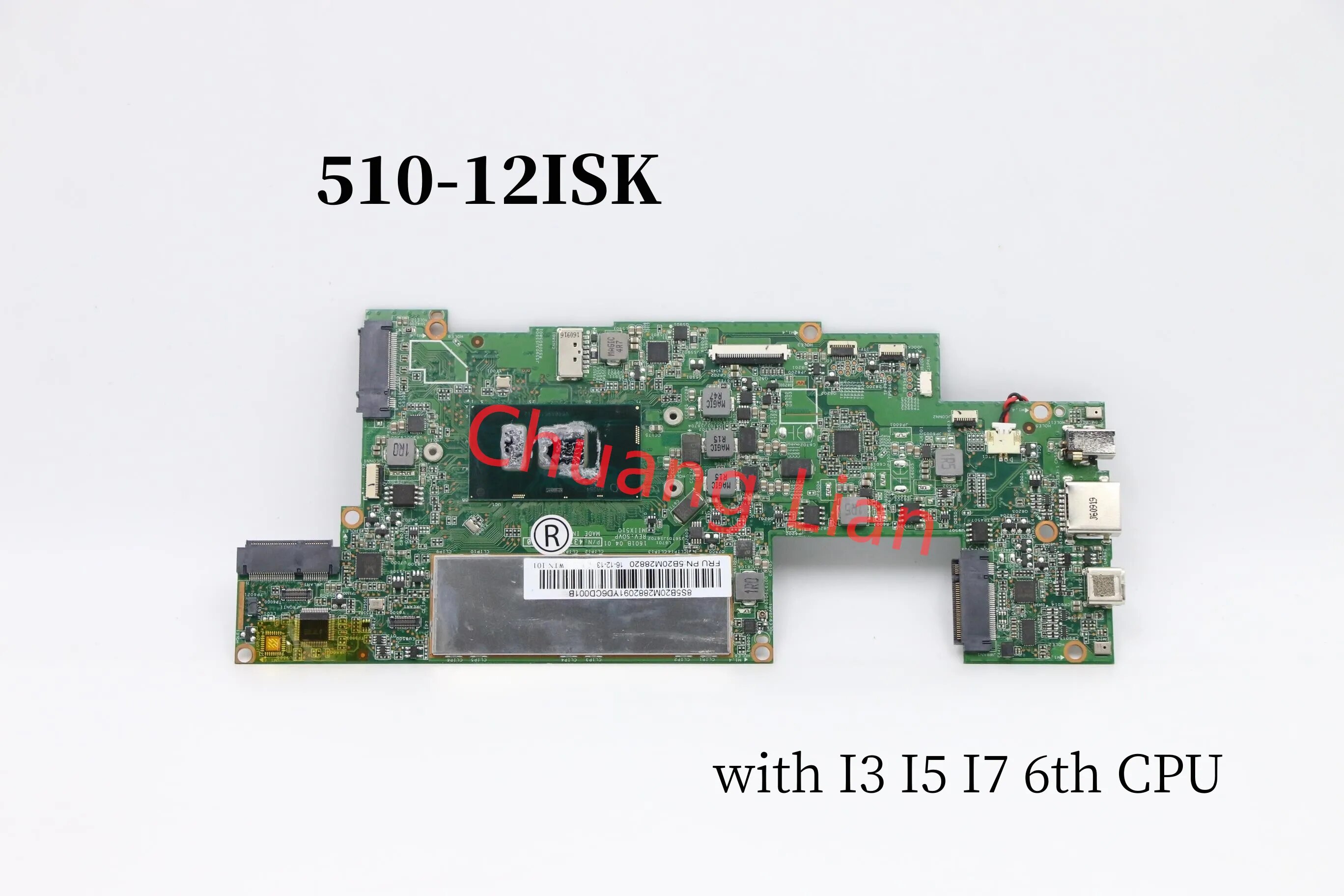 Lenovo Ideapad Miix 510-12ISK º Ʈ , I3 I5 I7 6th CPU UMA 4/8G FRU 5B20M28820 100% ׽Ʈ Ϸ